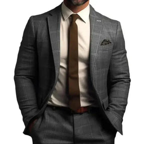 Veste Élégante pour Homme - Motif en Diamant et Confort Optimal
