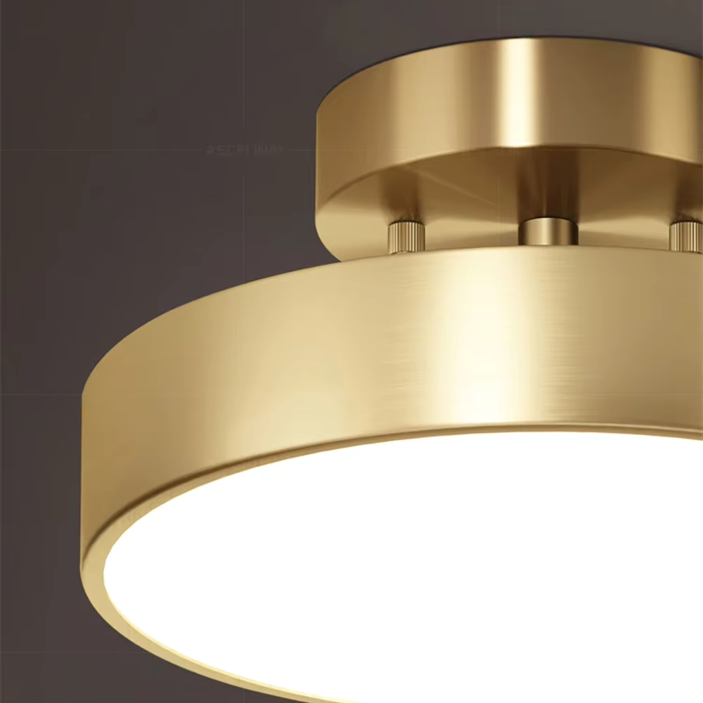 Suspension Industrielle Contemporaine - Lumière Chaleureuse et Accueillante