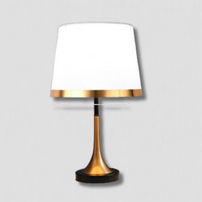 Lampe de Table Rétro en Or et Noir - Élégance et Glamour pour Votre Espace