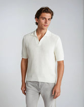 Chemise Polo en Crochet Élégante - Style Polyvalent et Confort Optimal