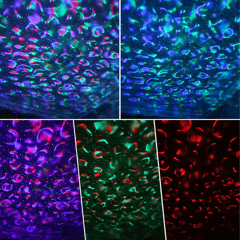 Projecteur d'Étoiles 5-en-1 - Atmosphère Magique avec Haut-Parleur Bluetooth
