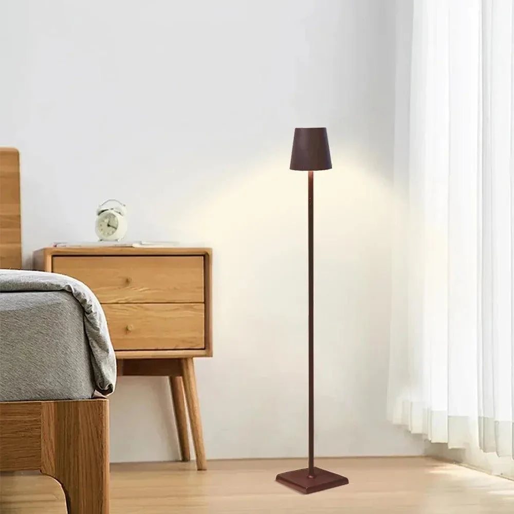 Lampe Sur Pied Rechargeable Dimmable - Design Élégant et Polyvalent