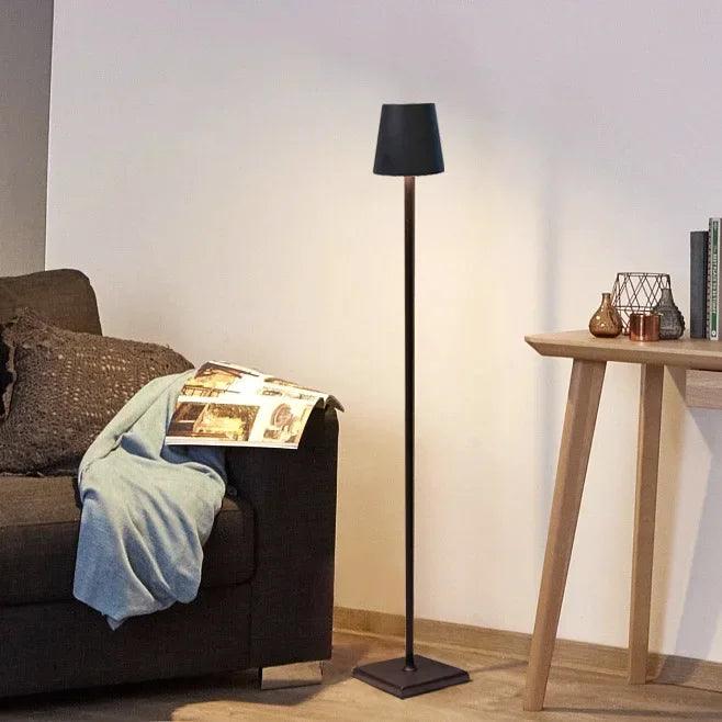 Lampe Sur Pied Rechargeable Dimmable - Design Élégant et Polyvalent