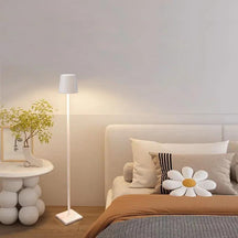 Lampe Sur Pied Rechargeable Dimmable - Design Élégant et Polyvalent
