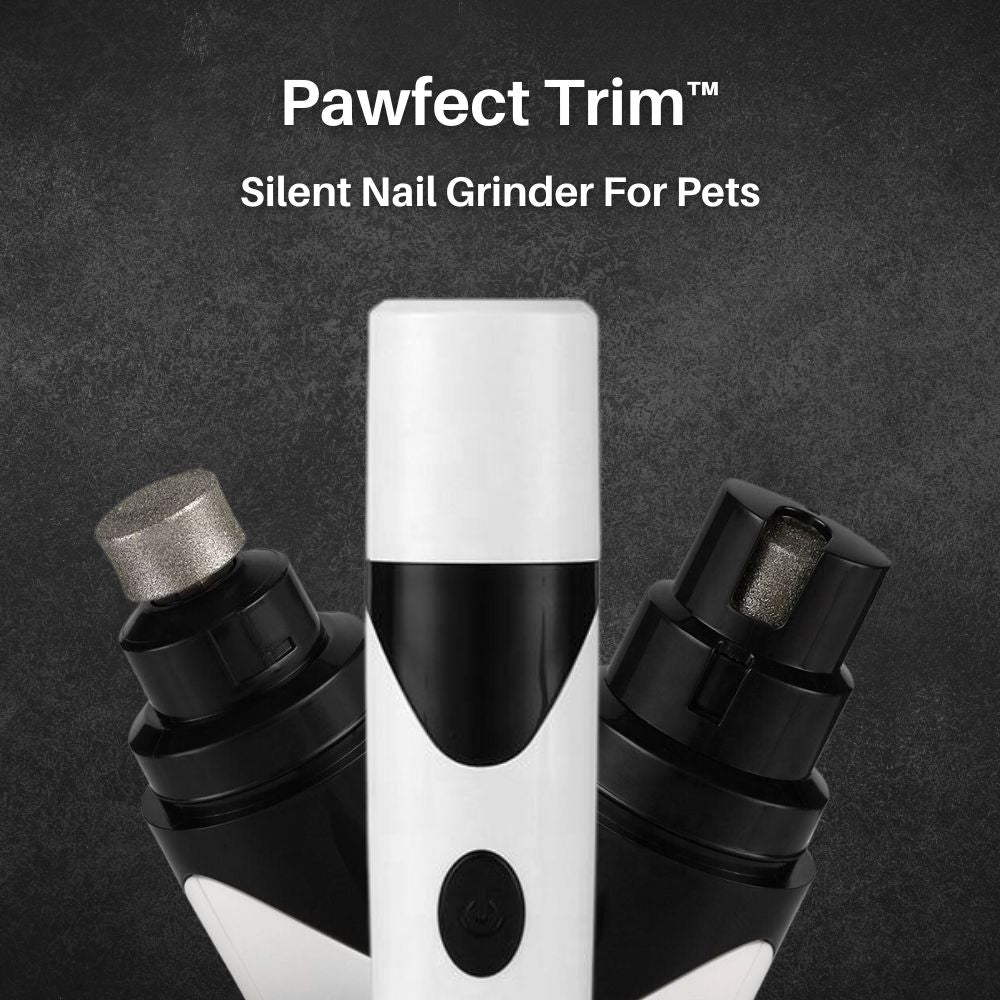 Meuleuse à Ongles Silencieuse pour Animaux - Vitesse Ajustable et Meule en Diamant
