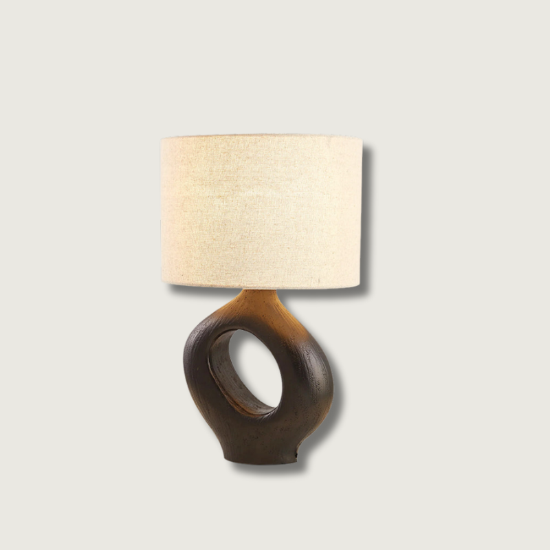 Lampe de Table en Résine - Élégance et Lumière Chaleureuse