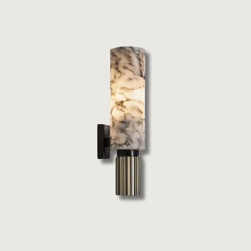Applique Murale en Marbre et Cuivre - Élégance et Durabilité pour Votre Intérieur