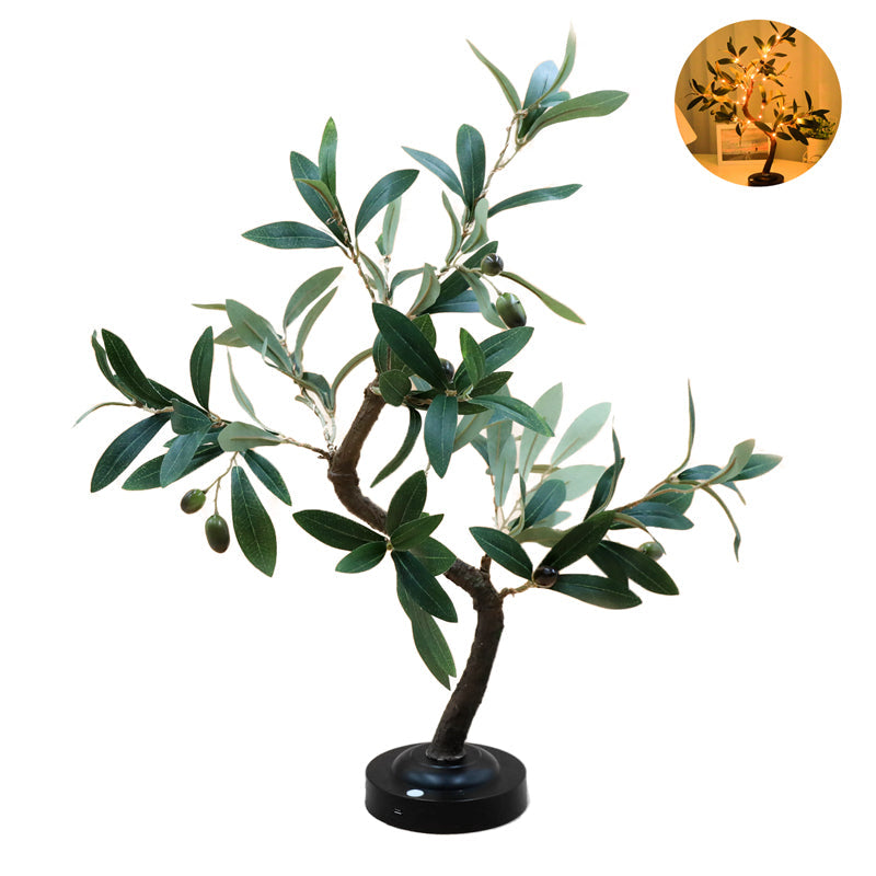Lampe de Table LED Naturelle - Design Unique avec Branches Flexibles