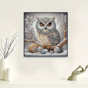 Kit de Création en Diamant 5D - Art DIY Relaxant avec Hibou