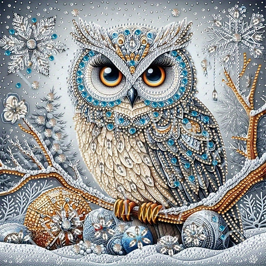 Kit de Création en Diamant 5D - Art DIY Relaxant avec Hibou