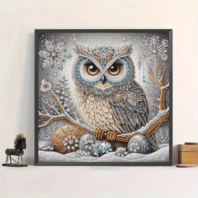 Kit de Création en Diamant 5D - Art DIY Relaxant avec Hibou