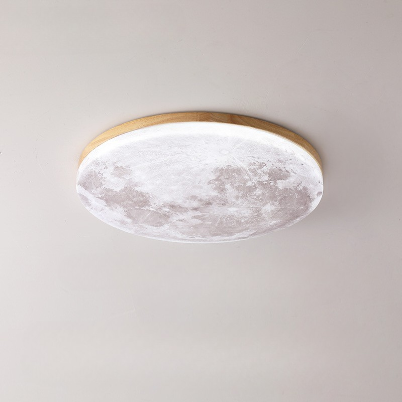 Lampe de Plafond Élégante en Bois - Design Minimaliste et Éclairage Accueillant