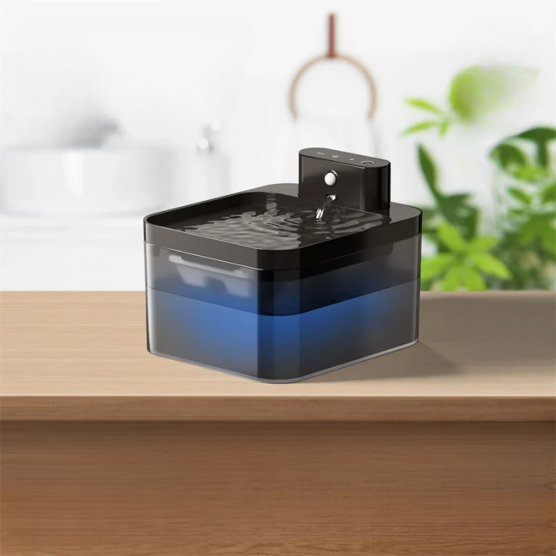 Fontaine d'Eau pour Chat - Activation Automatique et Eau Filtrée