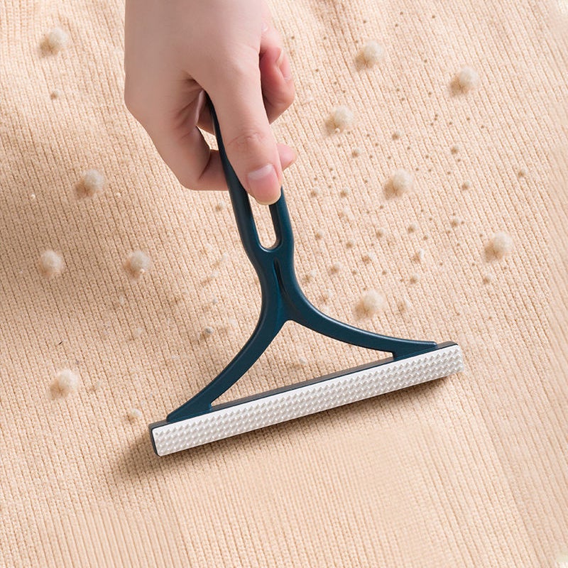 Rasoir à Tissu Éliminateur de Peluches - Outil Portable avec Brossettes à Trois Couches