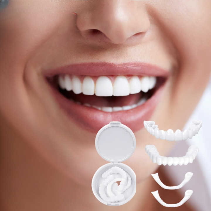 Prothèse Dentaire Réutilisable Facile - Sourire Naturel en Quelques Secondes