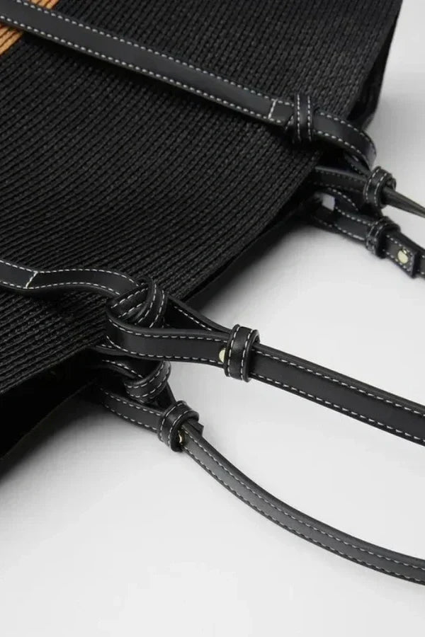 Sac Tote en Cuir Marron - Élégant et Spacieux pour Toutes les Occasions