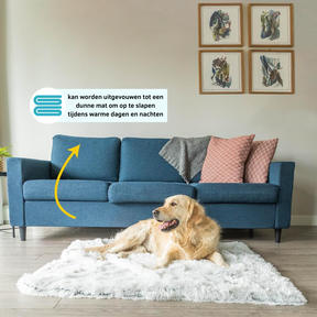 Couverture Apaisante pour Chien - Tissu Doux et Lavable en Machine