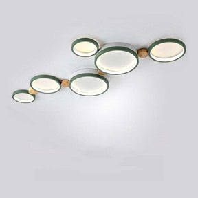 Plafonnier Élégant Blanc et Gris - Design Moderne et Illumination Uniforme