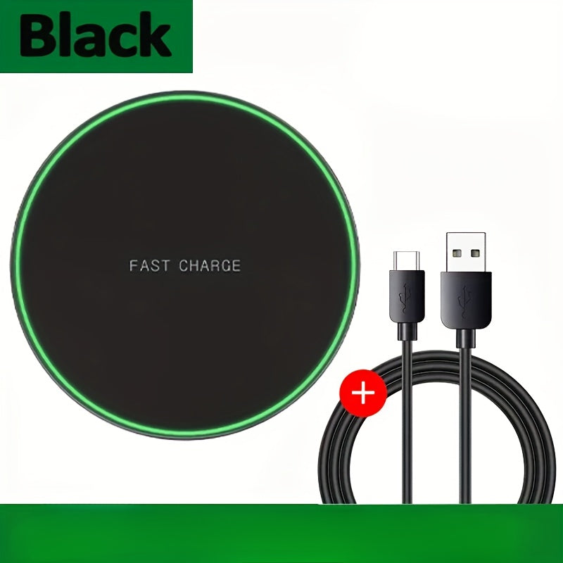 Chargeur Sans Fil Rapide 15W - Design Élégant et Commodité Sans Câble