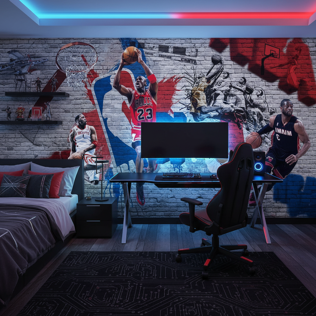 Papier Peint Basket NBA Légende