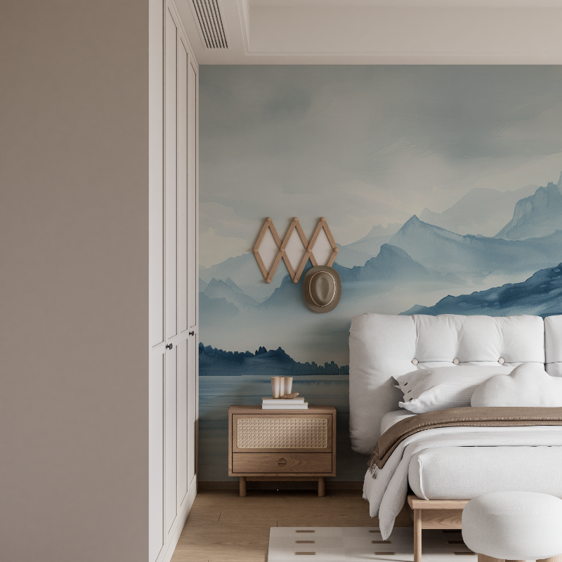 Papier Peint Artistique Annecy Lac Montagne