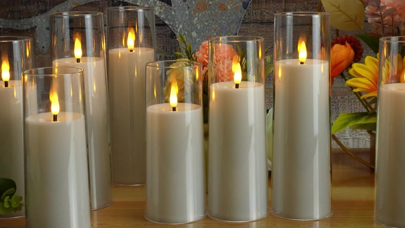 Bougies LED sans Flamme - Ambiance Chaleureuse et Sécurisée