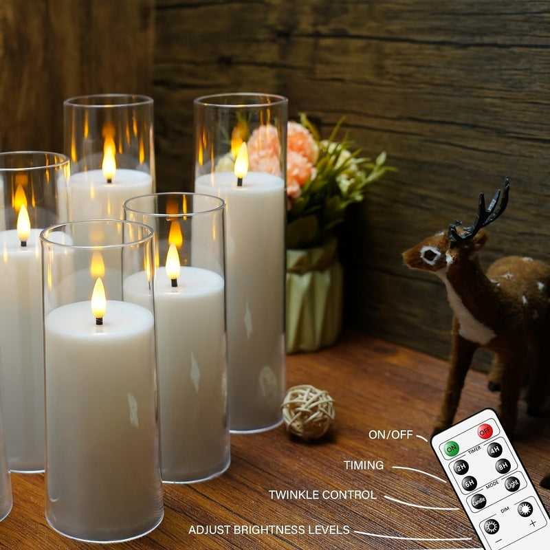 Bougies LED sans Flamme - Ambiance Chaleureuse et Sécurisée