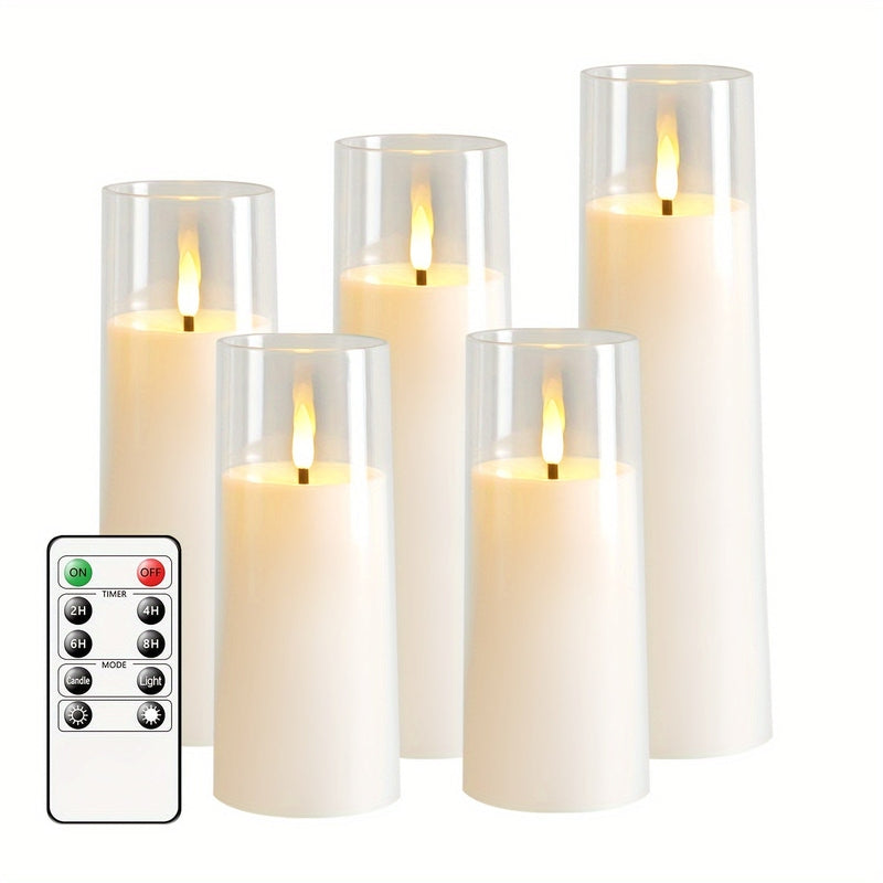 Bougies LED sans Flamme - Ambiance Chaleureuse et Sécurisée