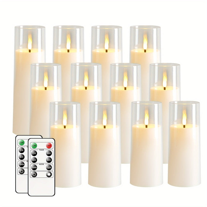 Bougies LED sans Flamme - Ambiance Chaleureuse et Sécurisée