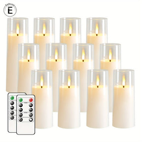 Bougies LED sans Flamme - Ambiance Chaleureuse et Sécurisée