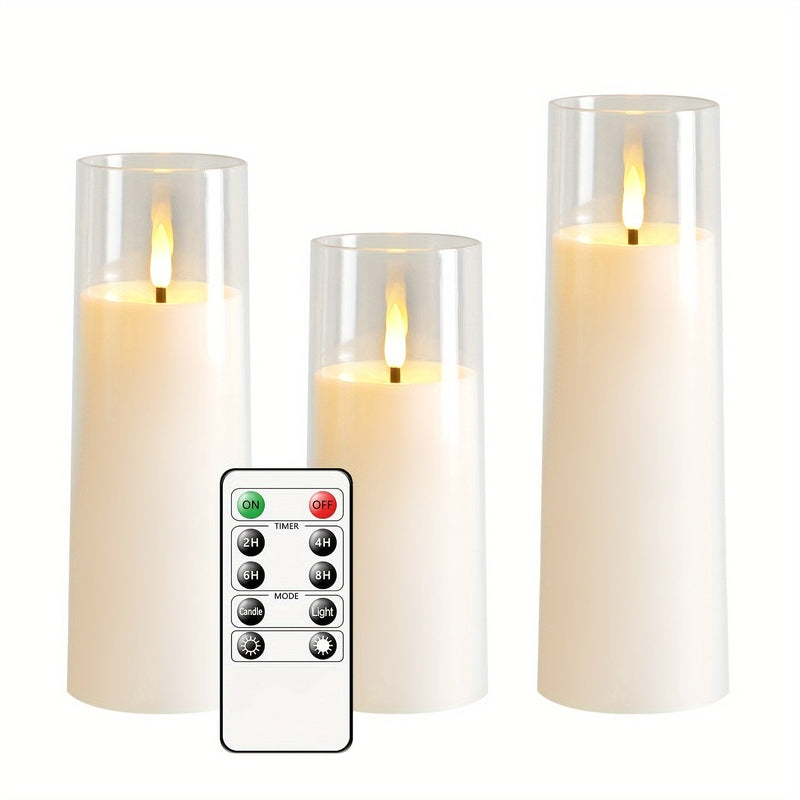 Bougies LED sans Flamme - Ambiance Chaleureuse et Sécurisée