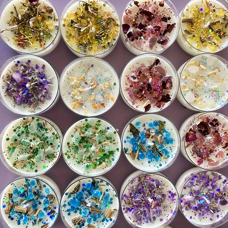 Bougies Parfumées de Luxe - Ambiance Romantique avec Cristaux