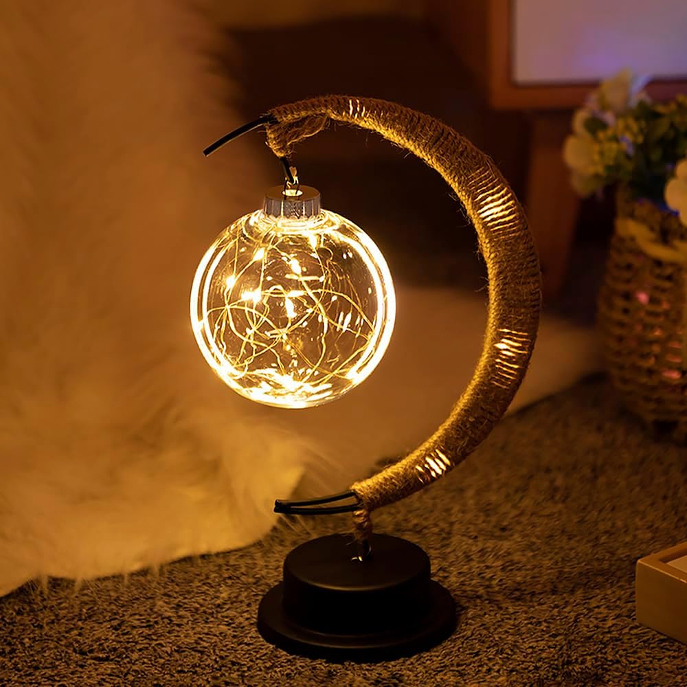 Lampe de Lune LED - Ambiance Apaisante et Magique