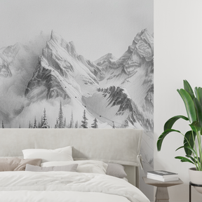 Papier Peint Montagne Sommet De Chamonix