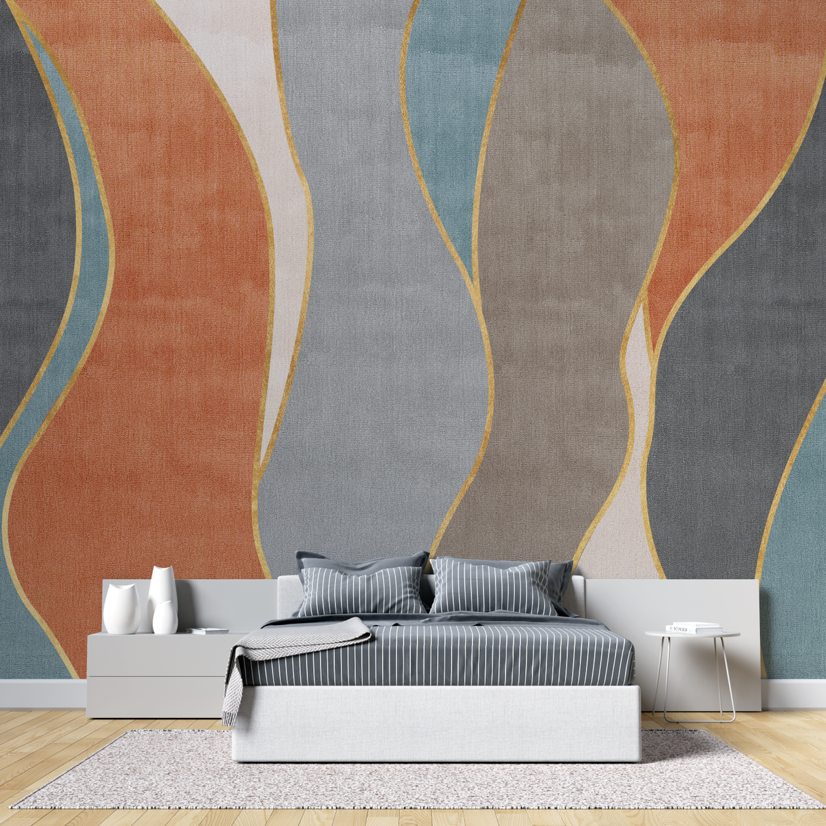 Blue Terracotta Wallpaper