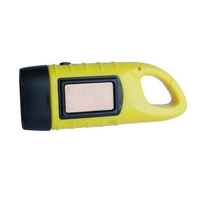 Lampe de Poche Solaire Étanche - Chargement Manuel et LED Puissante