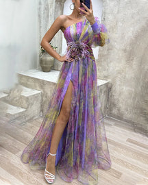 Robe Hors-Épaule Élégante - Tissu Luxueux et Silhouette Flatteuse