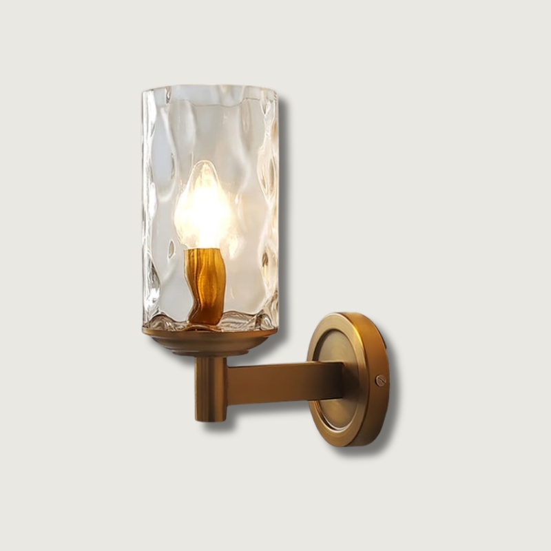Applique Murale en Verre Élégante - Éclairage Chaud pour Ambiance Luxueuse