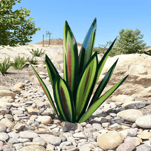 Lampe de Jardin Artisanale en Agave - Éclairage Extérieur Étanche et Élégant