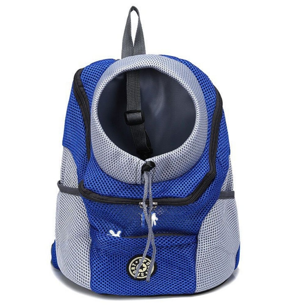 Sac à Dos pour Chien Ajustable - Maille Respirante et Rangement Pratique