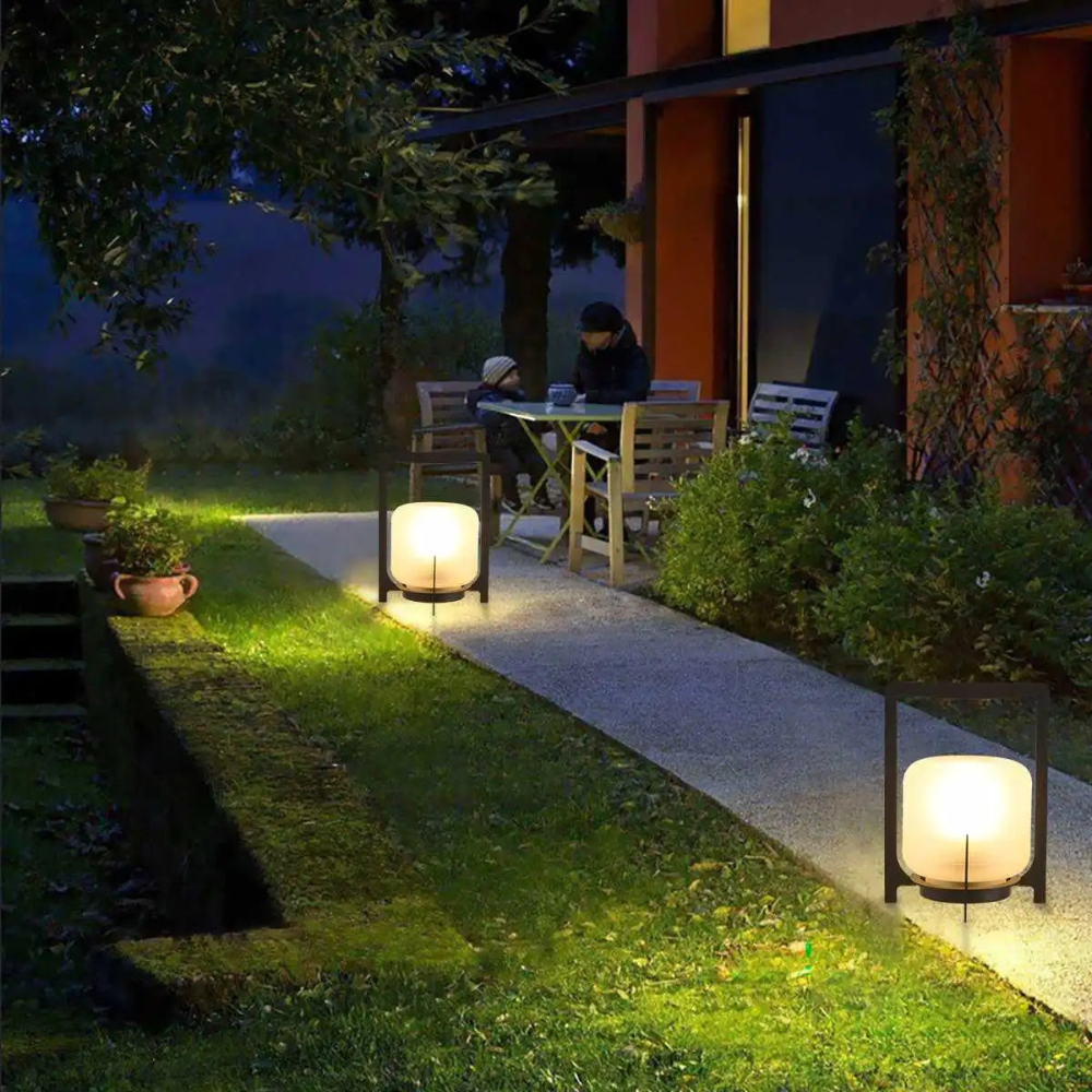 Lampe Solaire Écologique pour Extérieur - Éclairage Durable et Ambiant