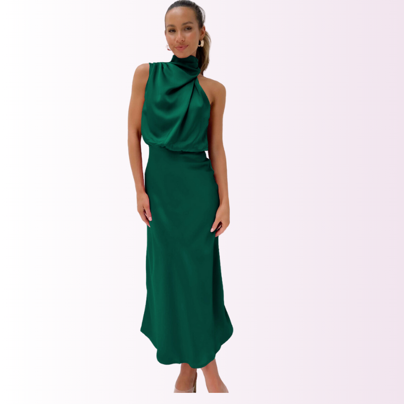Robe de Soirée Maxi Hors-Épaule - Élégance et Confort pour Toutes Occasions