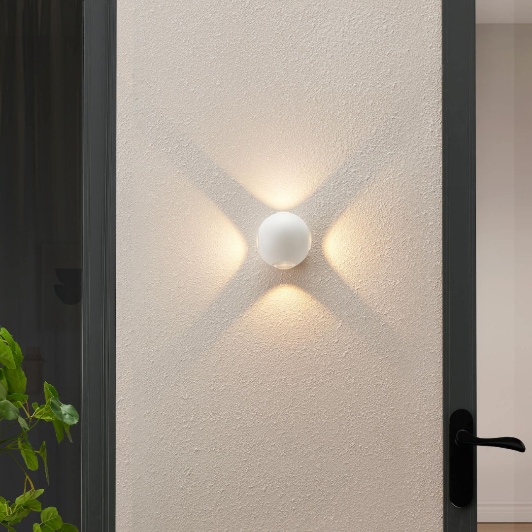 Applique Murale Moderne Étanche - Éclairage Stylé pour Intérieur et Extérieur