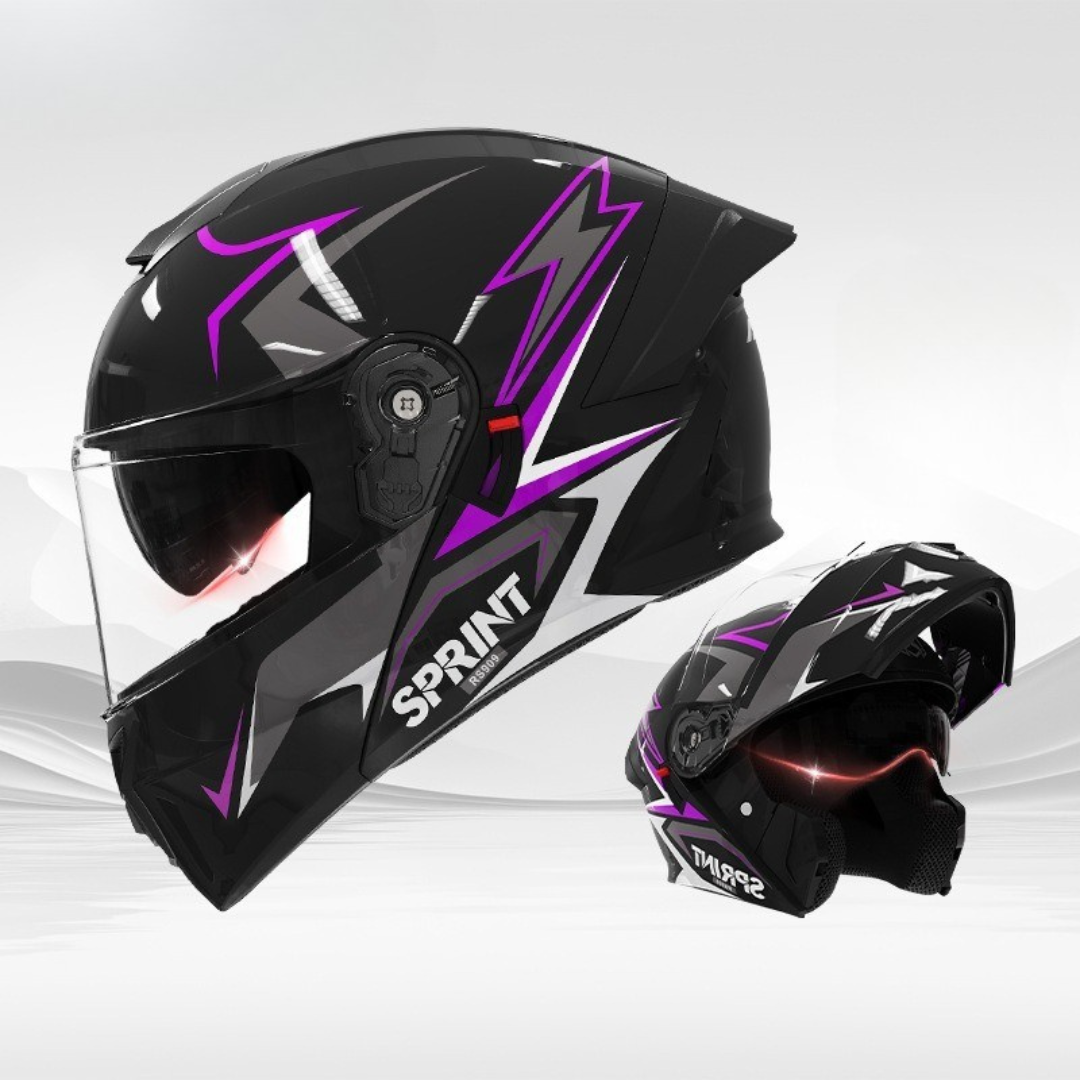 Casque de Moto Modulaire Hommes - Protection Ultime et Confort Supérieur