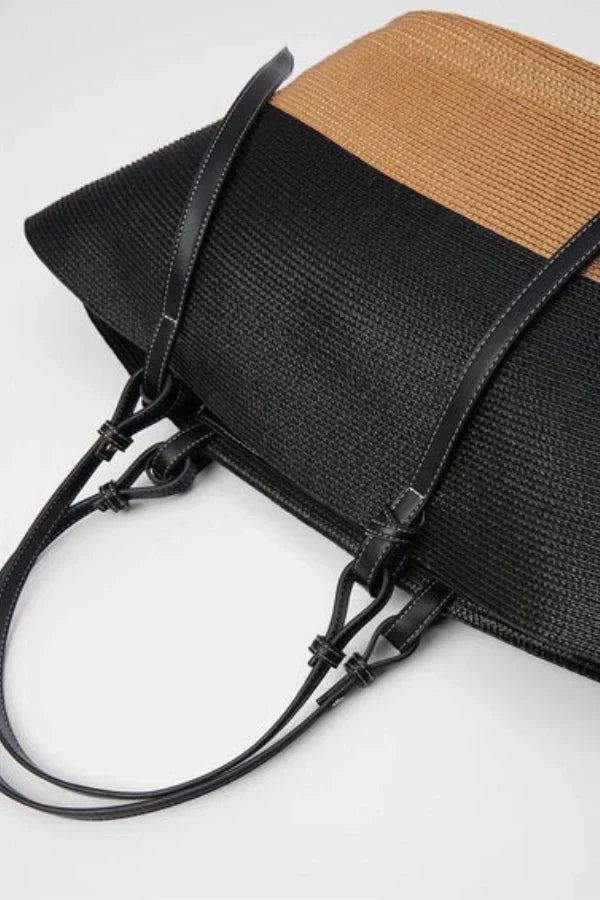 Sac Tote en Cuir Marron - Élégant et Spacieux pour Toutes les Occasions