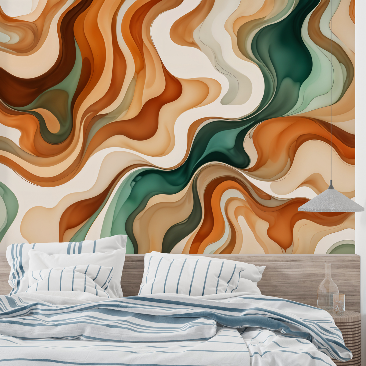 Green And Orange Wallpaper
