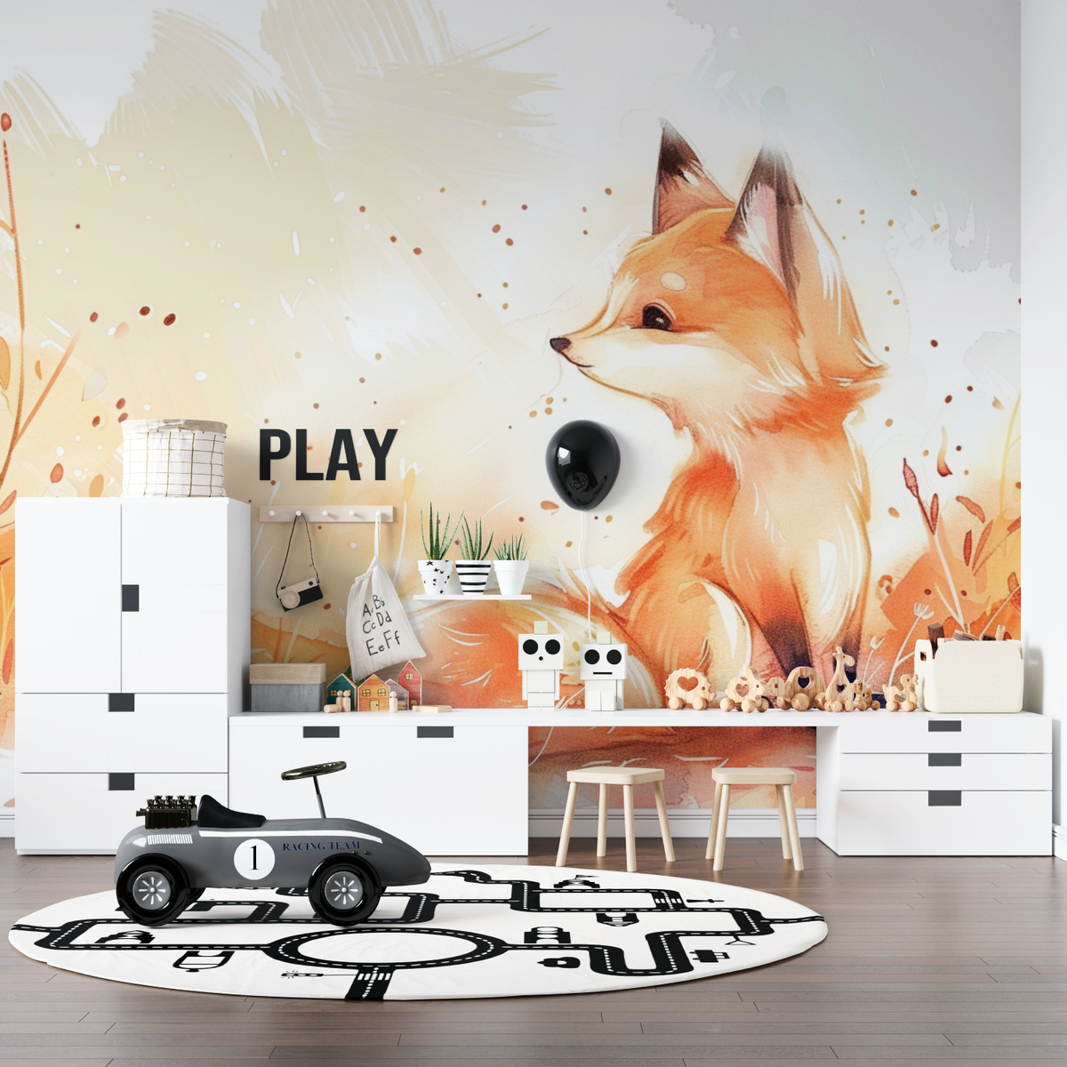 Children's Fox Wallpaper