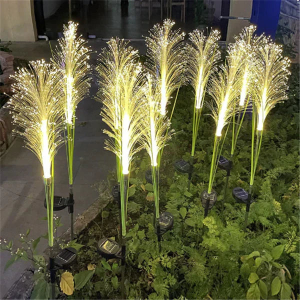 Lampe Solaire de Jardin à Changement de Couleur - Résistante aux Intempéries et Économique