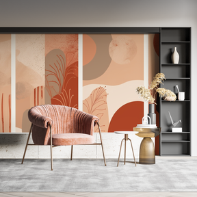 Papier Peint Arc En Ciel Terracotta