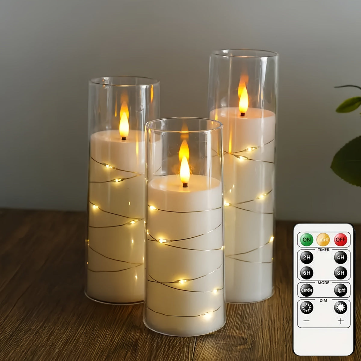 Bougies LED Télécommandées - Ambiance Chaleureuse et Sûre